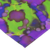 Neon Bloomstorm Tafelkleed (Gekanteld)