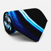 NEON BLUE BEAMS STROPDAS (Opgerold)