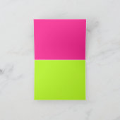 Neon Blue Bowling Merci Cartes (Intérieur)