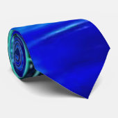Neon Blue Guitar Stropdas (Opgerold)