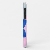 Neon Blue Lily Flower iPhone 11 Coque (Dos/Gauche)