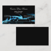 Neon Blue Limosine Visitekaartje (Voorkant / Achterkant)