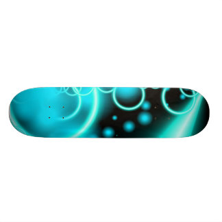 Neon Blue Skateboard
