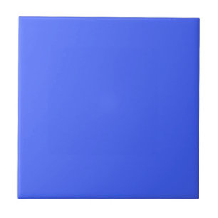 Neon Blue Solid Color Tile Tegeltje