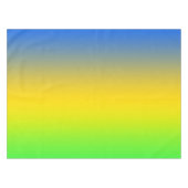  Neon blue, yellow, green gradient, ombre. Tafelkleed (Voorkant (Horizontaal))