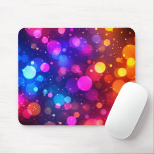 Neon Bokeh Lichten Abstract Muismat
