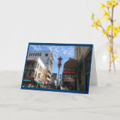 Neon Bouddha San Francisco Note ou carte de voeux (Fleur jaune)