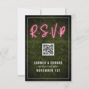 Neon Boxwood Mariage QR RSVP