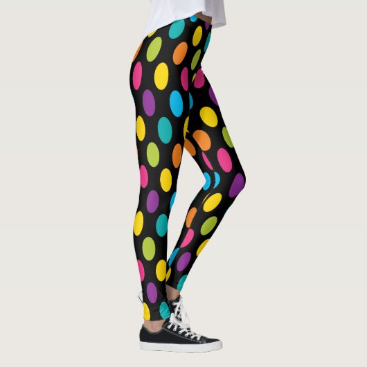 Neon BrightStor mode kleurrijk design 3 Leggings (Rechts)