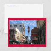 Neon Buddha Chinatown San Francisco Briefkaarten (Voorkant / Achterkant)