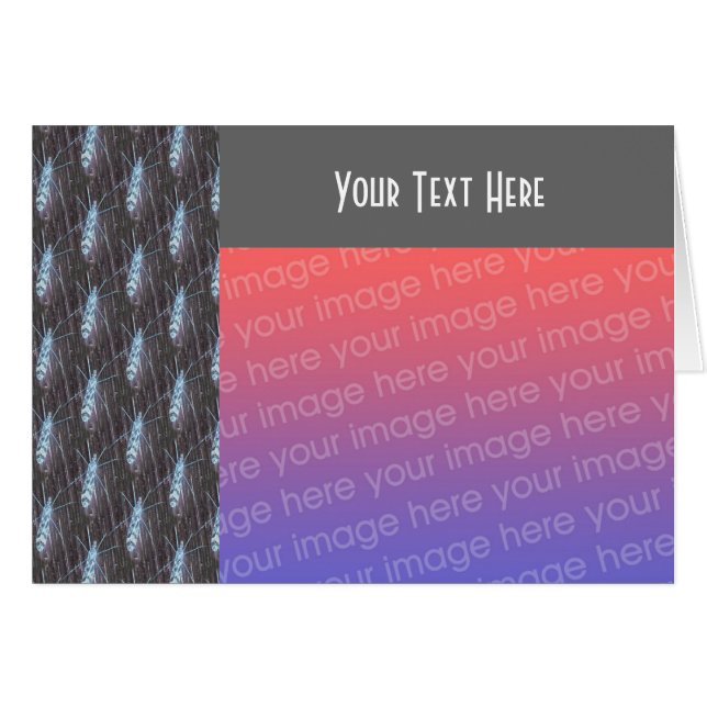 Neon Bug Natuur Fotokaart (Voorkant Horizontaal)