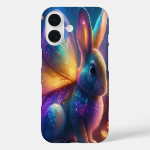 Neon Bunny iPhone 16 Hoesje