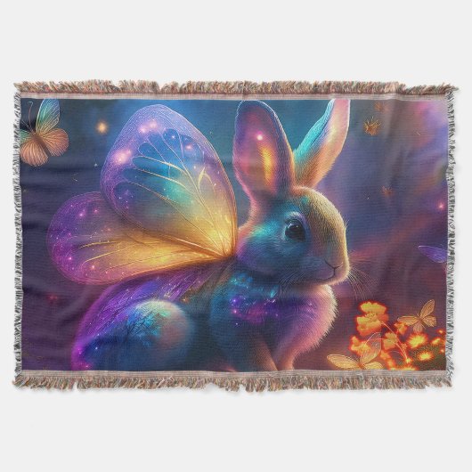 Neon Bunny Deken (Voorkant)