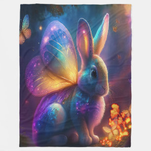 Neon Bunny Fleece Deken