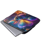 Neon Bunny Laptop Sleeve (Voorkant onderkant)