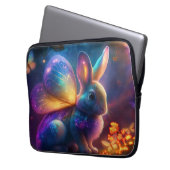 Neon Bunny Laptop Sleeve (Voorkant Links)