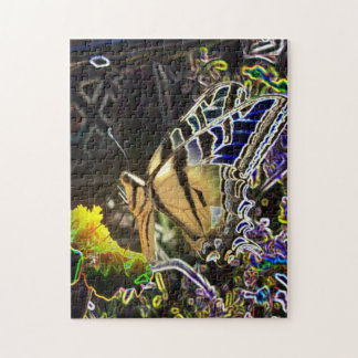Neon Butterfly Legpuzzel