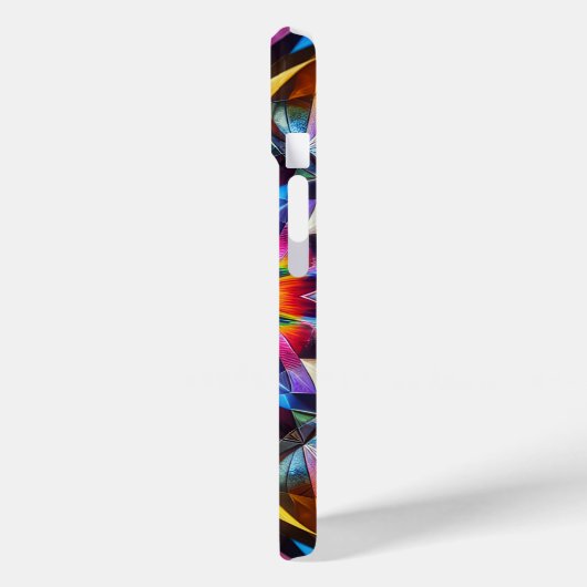 Neon caleidoscoop ontwerp Case-Mate iPhone case (Achterkant / Links)