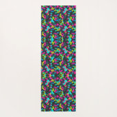 Neon Camouflage Pattern Yogamat (Achterkant)