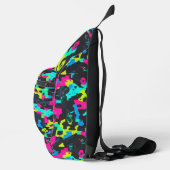 Neon Camouflagepatroon Sling Bag (Rechts)