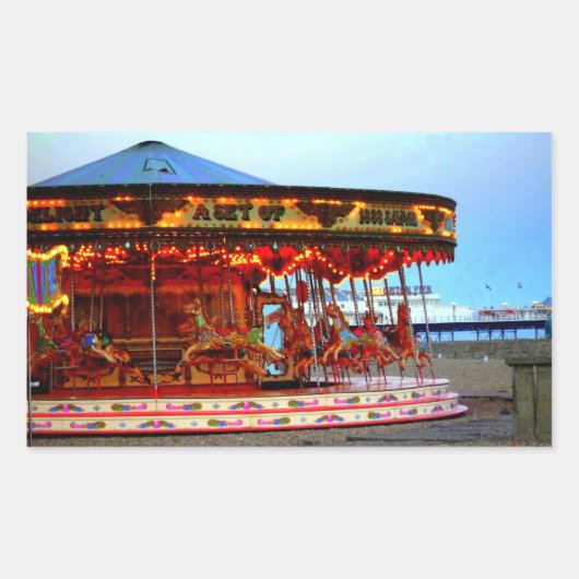 Neon Carrousel stickers (Voorkant)
