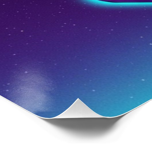 Neon Cassette Art Perfect Poster (Hoek)