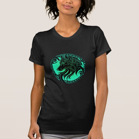 Neon Celtic Fox T-shirt (Voorkant)