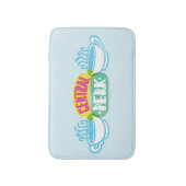 Neon Central Perk Logo Badmat (Voorkant Verticaal)