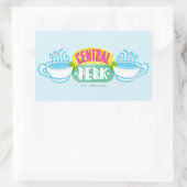 Neon Central Perk Logo Rechthoekige Sticker (Tas)