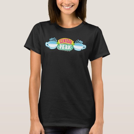 Neon Central Perk Logo T-shirt (Voorkant)