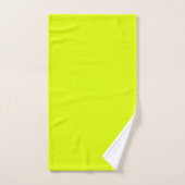 Neon Chartreuse couleur solide | Classique (Serviette à main)