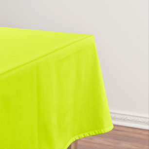 Neon Chartreuse Solid Color Klassiek Elegant Tafelkleed