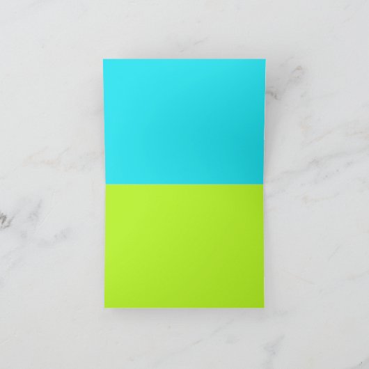 Neon Chevron Bowling - Dank u kaarten (Binnen)