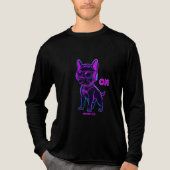 Neon Chig Mode ON - Cyberpunk Gamer Chien Sweat - (Recto)