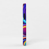 Neon Circles Abstracte kunst Case-Mate iPhone Case (Achterkant/rechts)