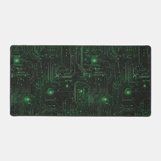 Neon Circuit Desk Mat (Recto)