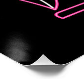 Neon Circus Tent Tickets Perfect Poster (Hoek)