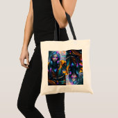 Neon City Girl Sac fourre-tout (Devant (produit))