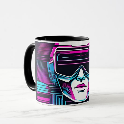 Neon City Mok (Voorkant links)