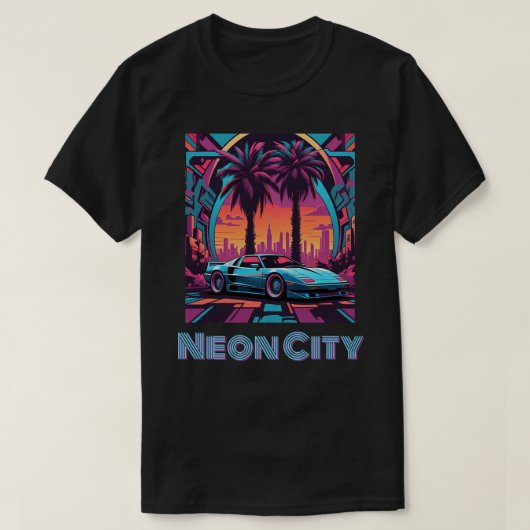 " NEON CITY " T-SHIRT (Design devant)