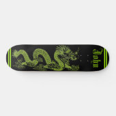 Neon Classic Dragon, vooraf samengesteld volledig  Skateboard (Horizontaal)