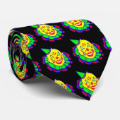Neon Clown Stropdas (Opgerold)
