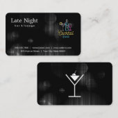 Neon Cocktails Logo Visitekaartje (Voorkant / Achterkant)