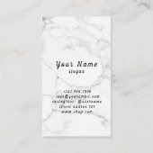 Neon Coffee Carte de visite (Dos)