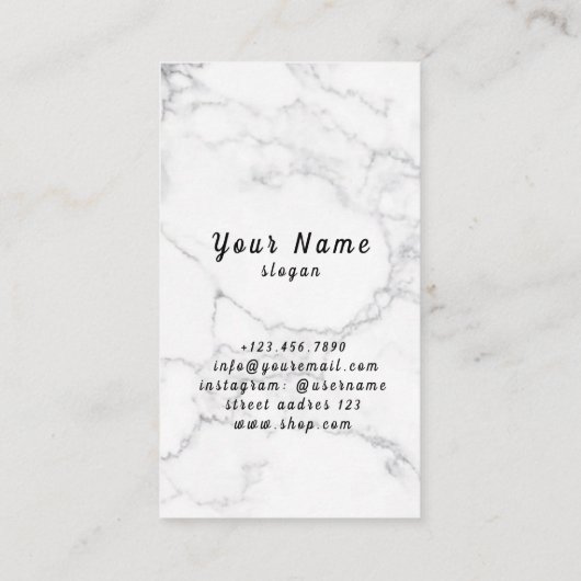 Neon Coffee Carte de visite (Dos)