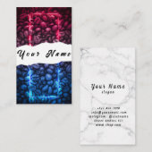 Neon Coffee Carte de visite (Devant / Derrière)