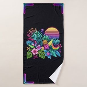 Néon coloré tropical/hawaïen
