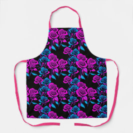 Neon Colored Roses Schort