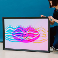 Neon Colorful Wall Licht | Moderne digitale kunst