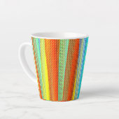Neon colour Decorated Mug Latte Mok (Linkerhoek)